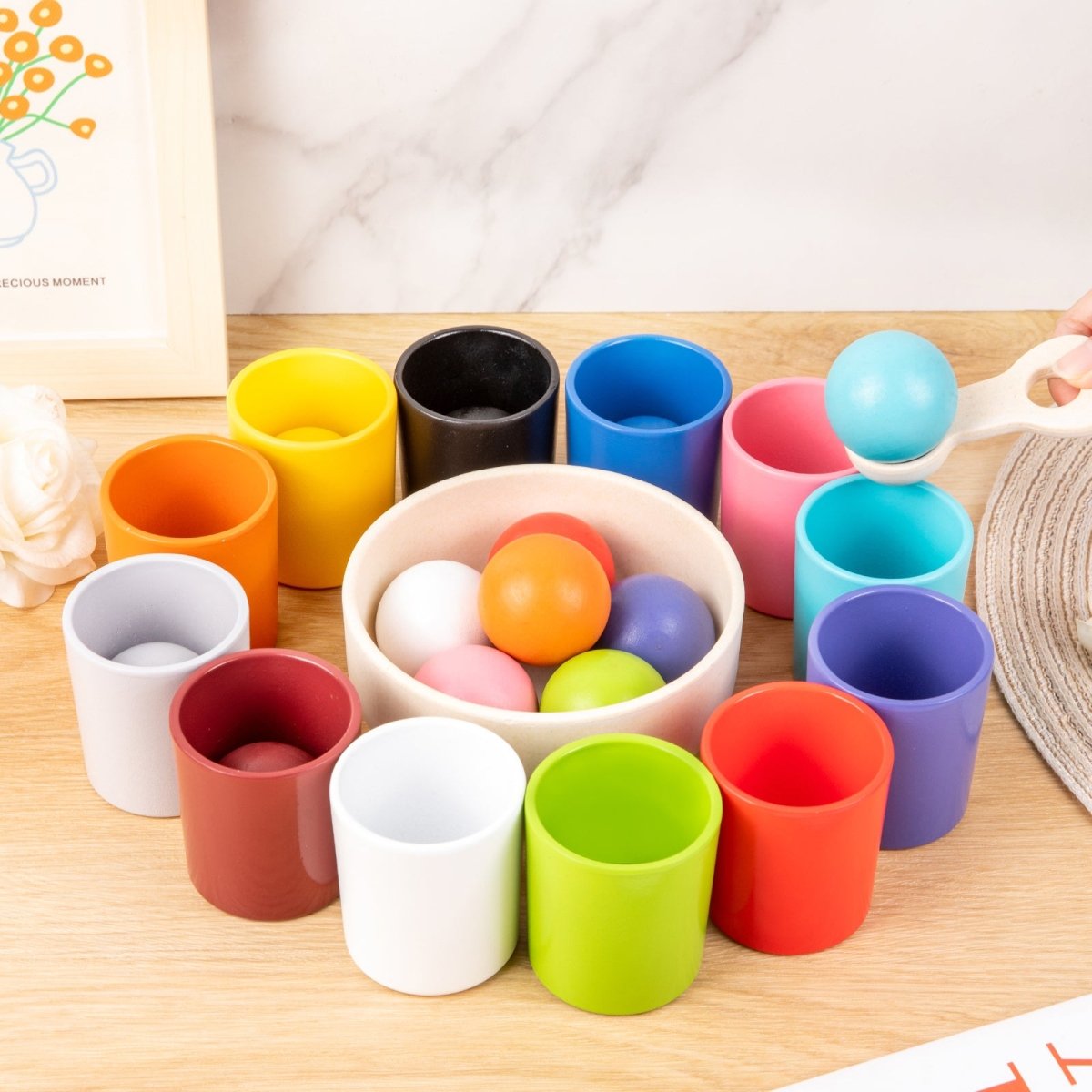 Ball and Cup Color Sorter - Ball and Cup Color Sorter - Curious Melodies