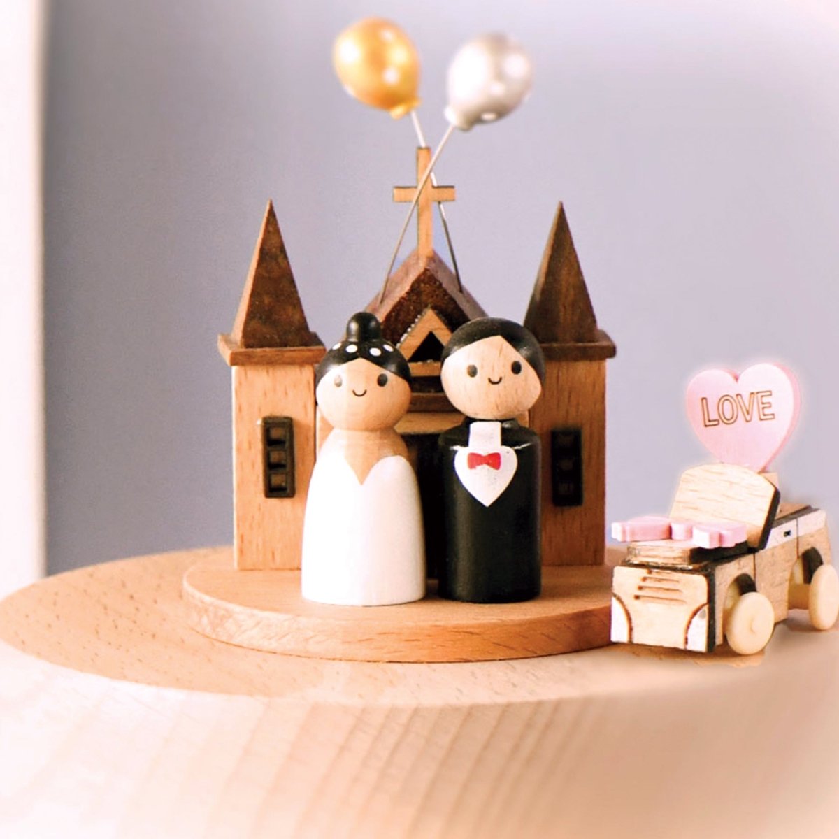 Bride & Groom Wedding with Moving Love Car (Melody: Wedding March) - Bride & Groom Wedding with Moving Love Car (Melody: Wedding March) - Curious Melodies