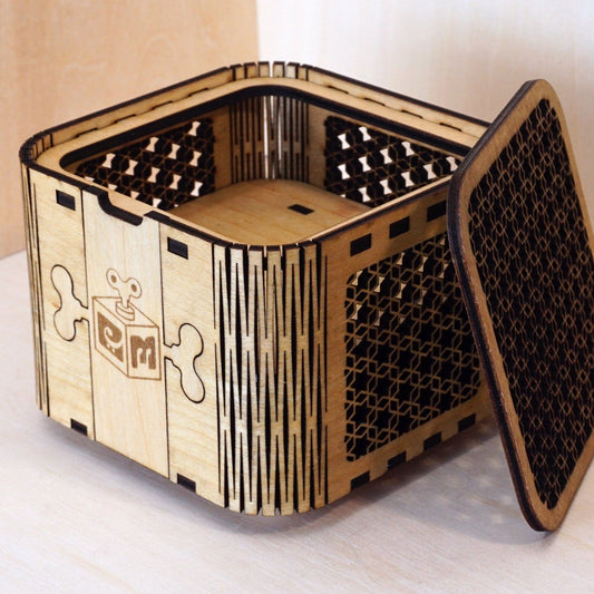 JJW Hand Crank Music Box Song of The Music Box Wood Made Machine Handmade  DIY Music Box (Size : Black Wave Flying Over The Rainbow)