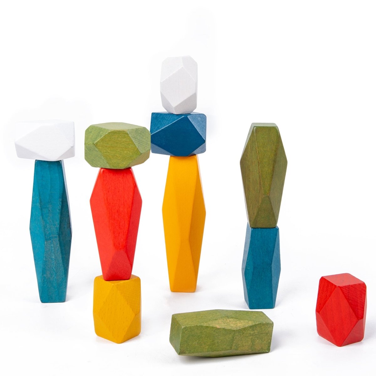 Jumbo Colored Stacking Stones - Jumbo Colored Stacking Stones - Curious Melodies